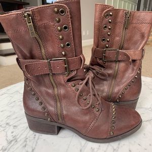 Gianni Bini Studded Combat Boots